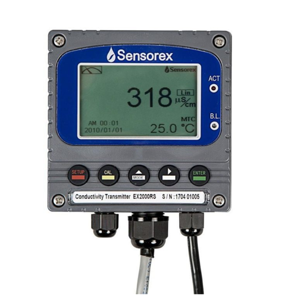 法國Sensorex雙結塑料主體扁平pH和ORP電極帶 DIN 13.5 蓋帽