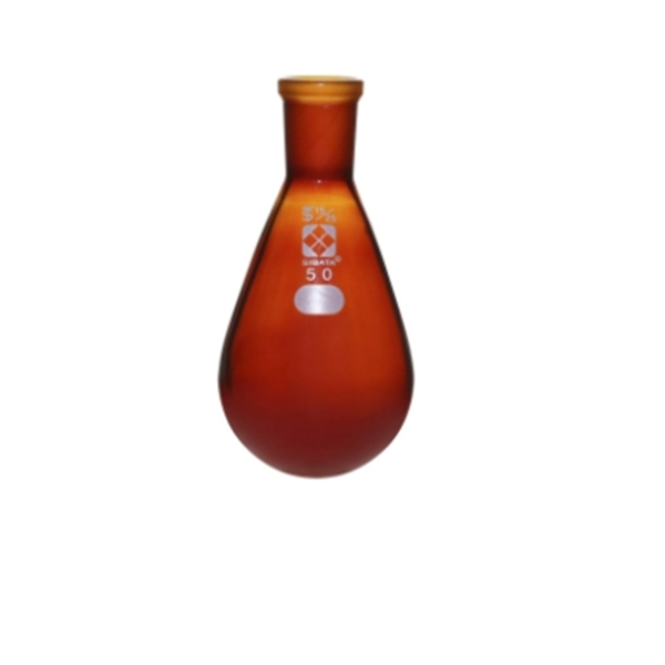 日本SIBATA柴田科學滑動茄子瓶棕色005270-1525