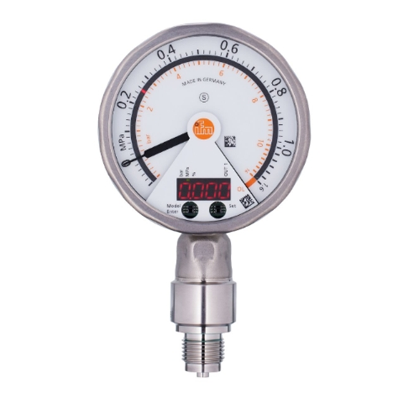 德國IFM易福門帶模擬顯示屏的齊平式壓力傳感器PG2433 PG-025-REB12-MFRKG/US/ /P