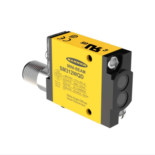 BANNER邦納美國MINI-BEAM系列光電傳感器  SM312LVAGM5V