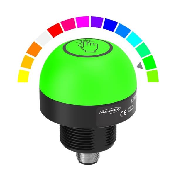 BANNER邦納美國 K50 Pro 觸摸按鈕系列拾取指示燈 K50PTKQ