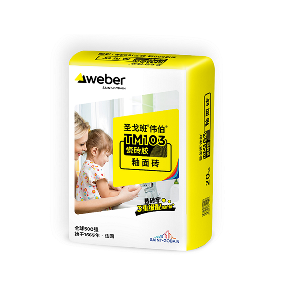 圣戈班 saint gobian 瓷磚膠 偉伯?；u背膠(雙組份滾涂型）