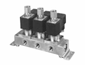 CKD喜開理多種流體直動式2通電磁集成閥GAG432-5-10-DC 100V