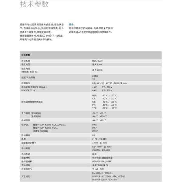 瑞士STAUBLI史陶比爾多極連接器SP-C3/4-6 AU